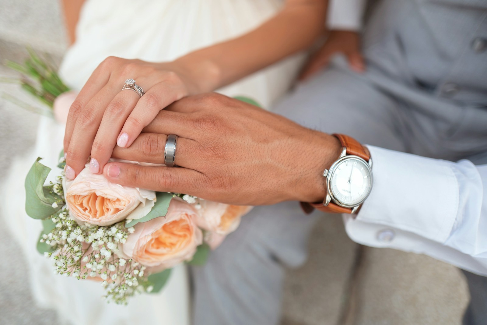 man and woman holding hands, health